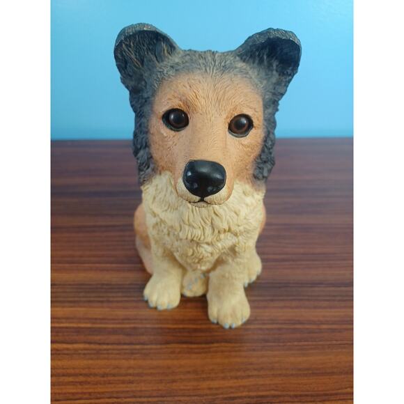 1998 Artline Realistic Garden Decor Resin Dog Figure Painted Nails Happy Fun - Picture 10 of 10